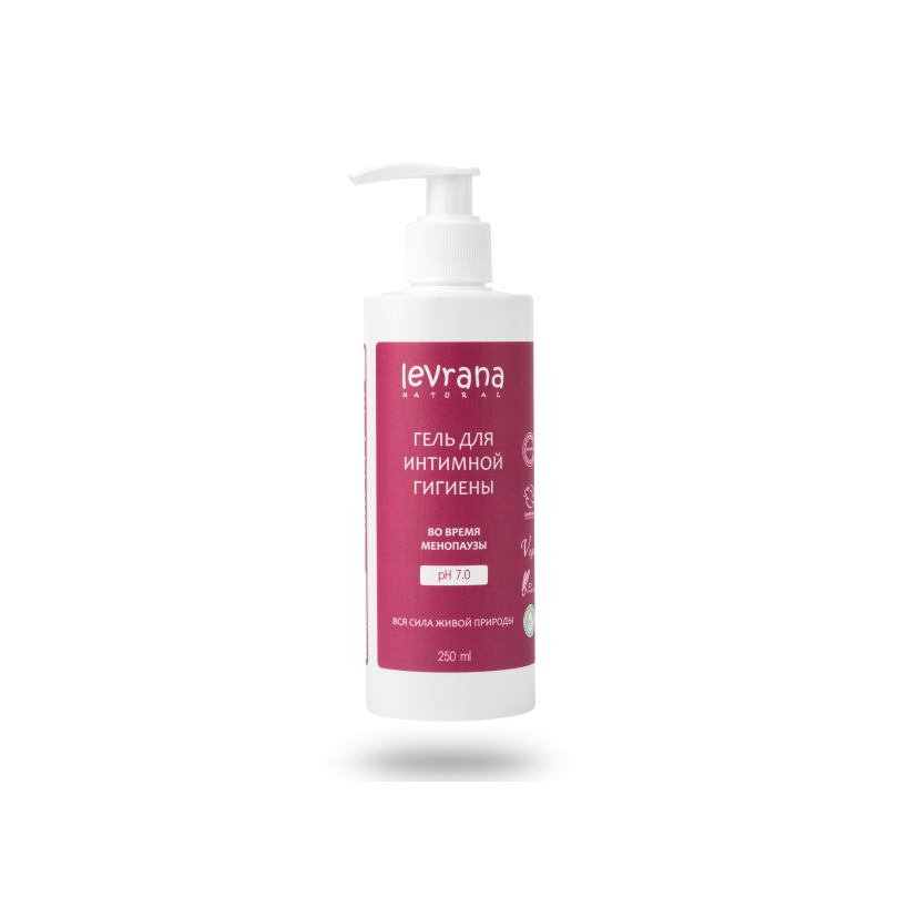 Гель для интимной гигиены во время менопаузы Levrana