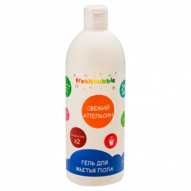 Гель для мытья полов "Свежий апельсин" Freshbubble